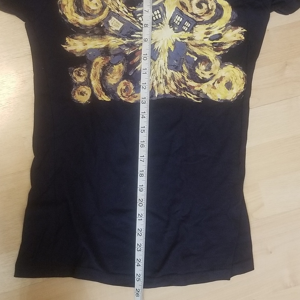 Doctor Who Van Gogh Exploding TARDIS Tee - Picture 3 of 4